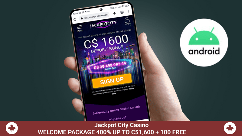 Jackpot City Casino with Android App