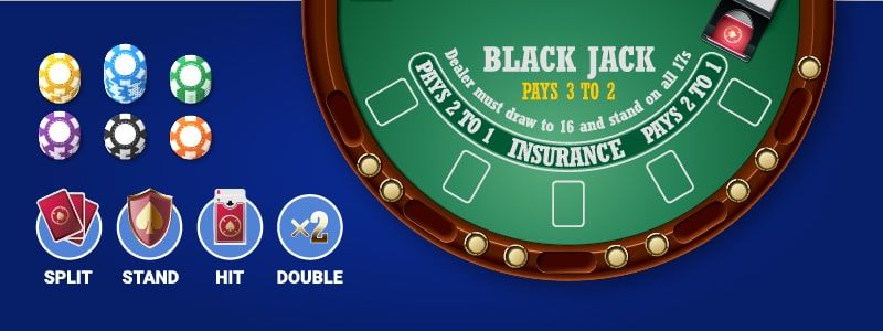 table de blackjack en ligne