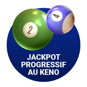 Type de jackpot progressif de keno en ligne