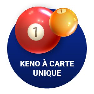 Keno en ligne simple - type de carte keno