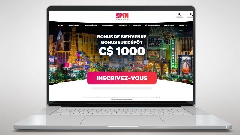 main page of Spin Casino