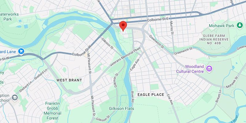 Elements Casino Brantford on the map