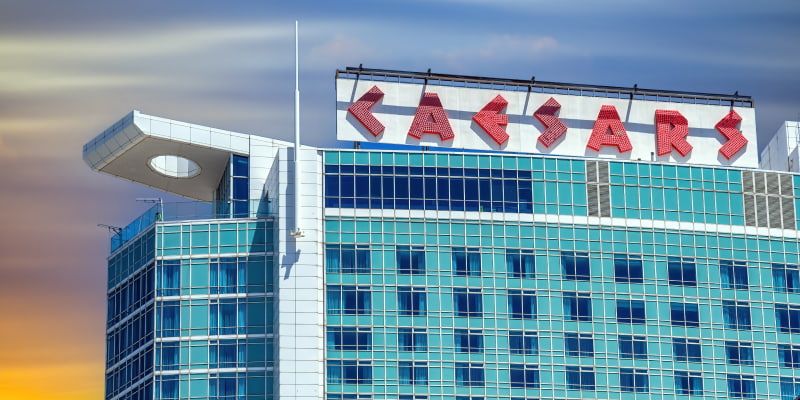 Facade of Caesars Windsor Hotel and Casino