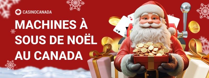 Bannière des meilleures machines à sous de Noël