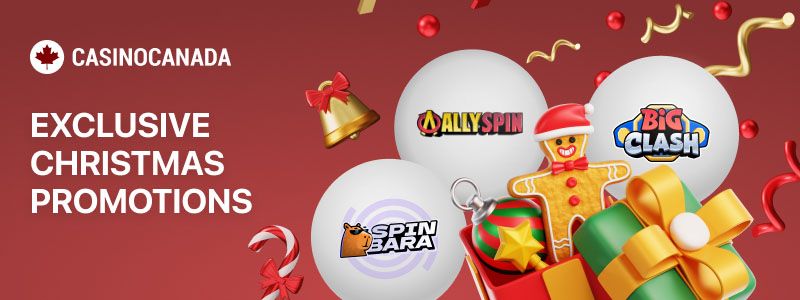 Ecxclusive Christmas Promotions from top casinos