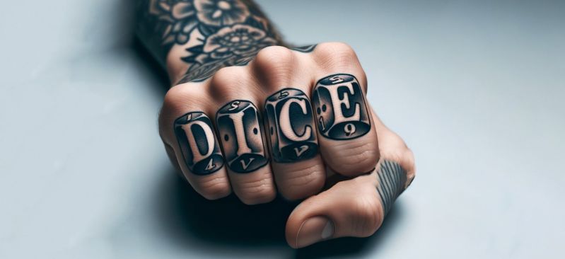 Tattoo with Dice