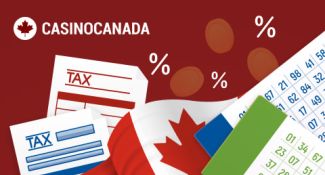 Image illustrating taxes levied for Canadian lotteries