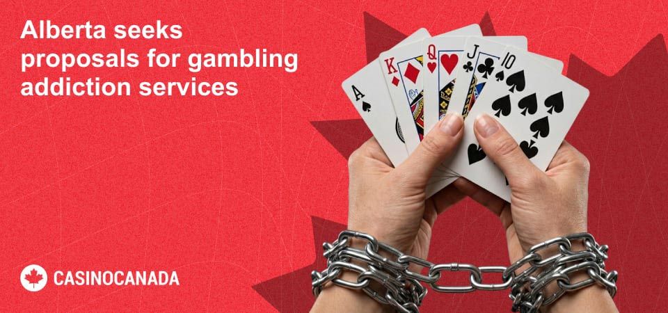 Providing services to people with gambling addiction and gambling symbols