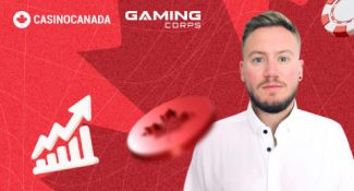 Adam Pentecost, Gaming Corps and CasinoCanada logotypes on preview
