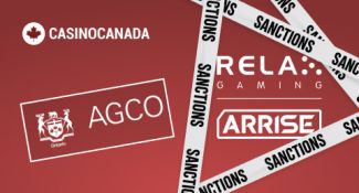 AGCO, Relax Gaming, Arrise, CasinoCanada logotypes