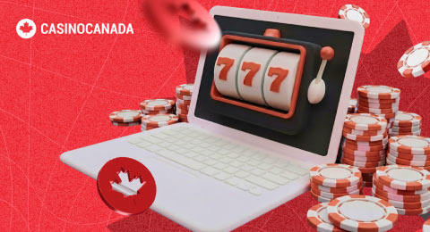 Online gambling on laptop