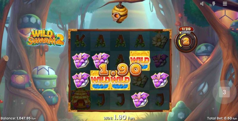 Wild symblos at Wild Swarm 2 slot