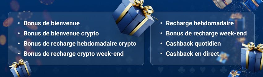 Bonus du casino AlfCasino