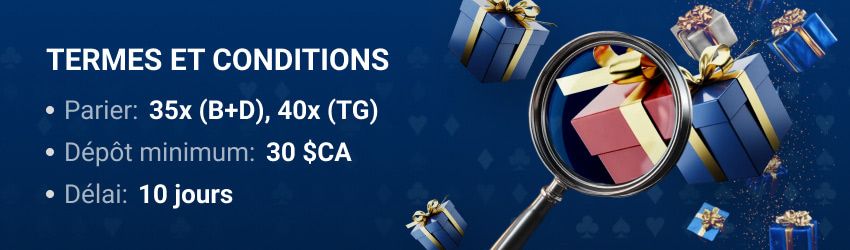 Conditions générales du casino AlfCasino