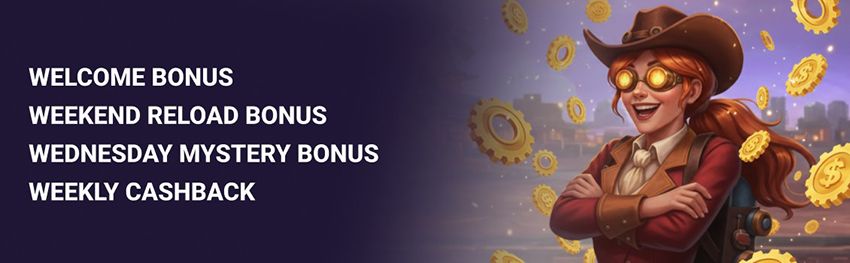 Bulletz Casino - list of the bonuses