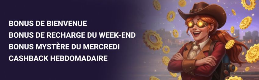 Bonus du casino Bulletz