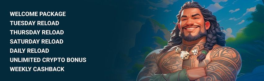 Koru Casino - list of the bonuses