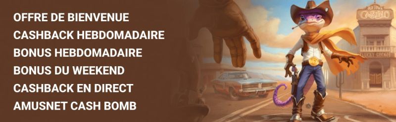 Bonus du casino Lizaro