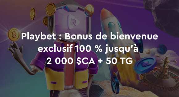 Bonus du casino Playbet