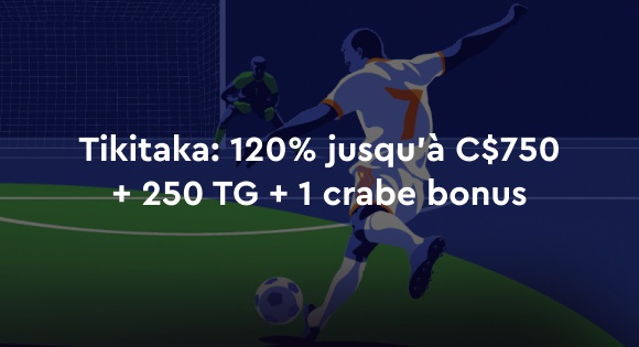 Bonus du casino TikiTaka