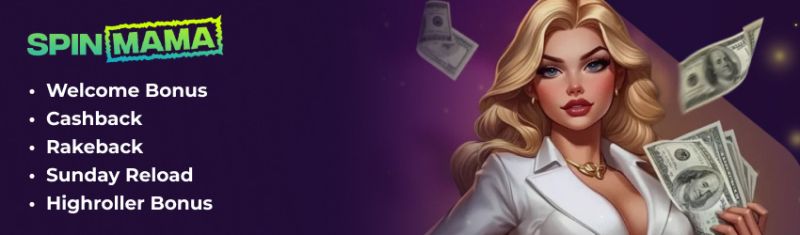 Spinmama Casino Bonuses