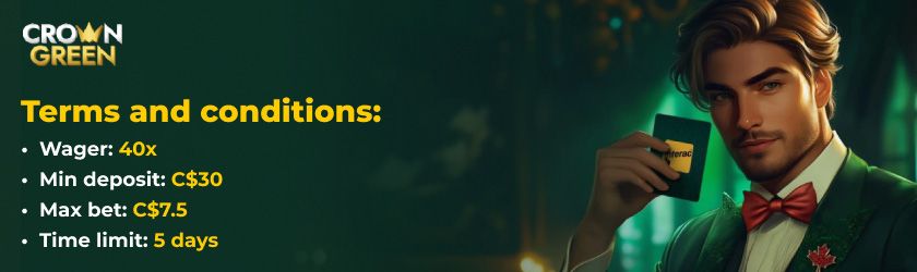 CrownGreen Casino Terms and Condinions