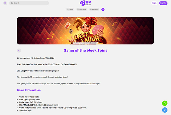 Boo Casino - 50 Free Spins
