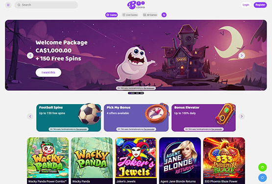 Boo Casino - Main Page