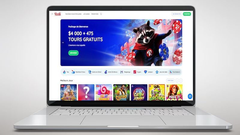 Page principale de Rooli Casino