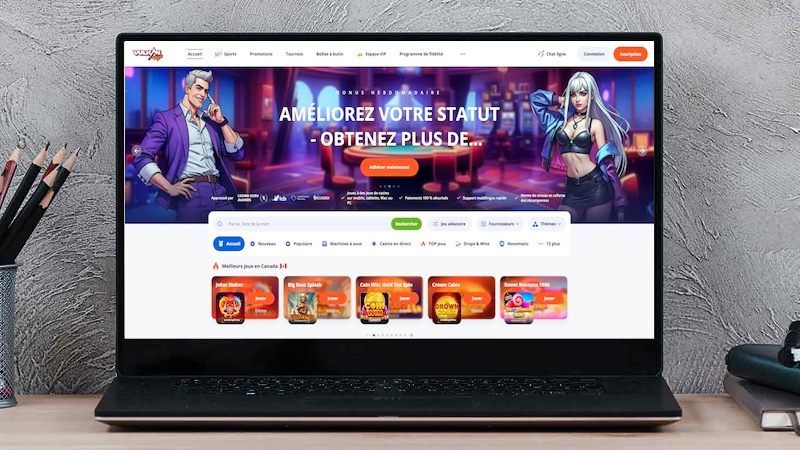 Page principale de Vulkan Vegas Casino