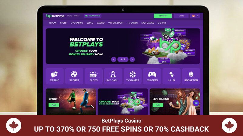 Betplays casino main page