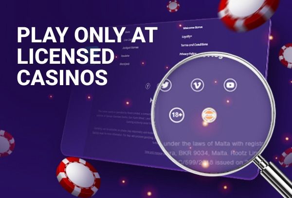 Advice about checking casino licence