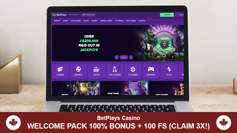 Betplays casino main page