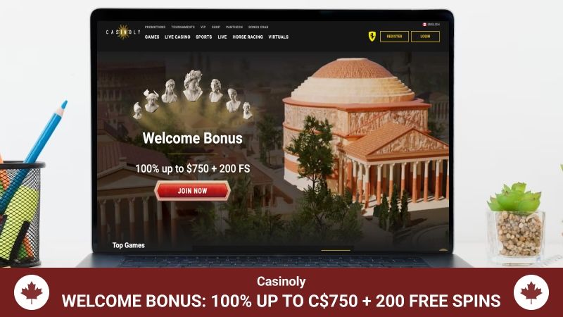 Casinoly main page