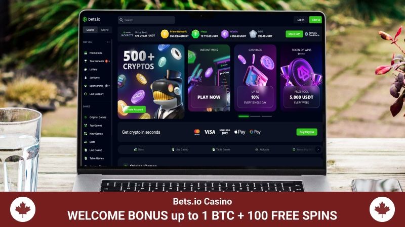 Bets.io main page