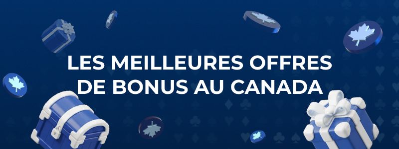 Coffrets-cadeaux et jetons à feuille d'érable pour les offres de bonus de casino canadiens