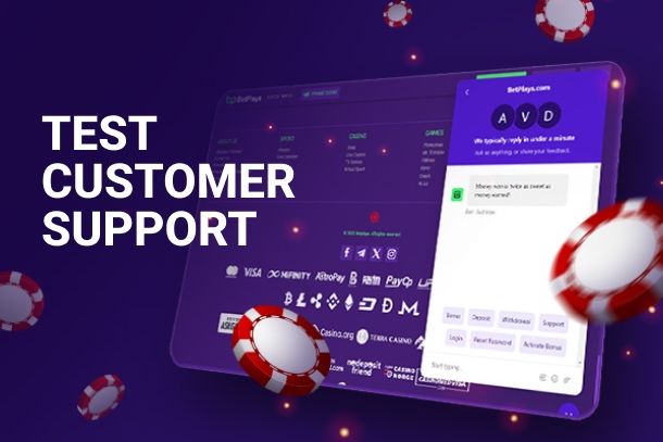 Image encouraging to check customer support