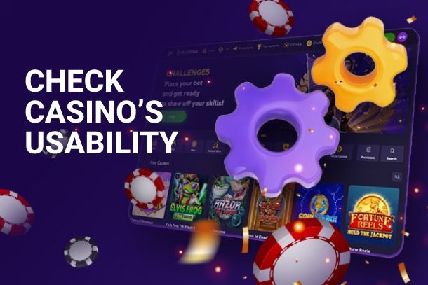 Image encouraging to check casino's usability