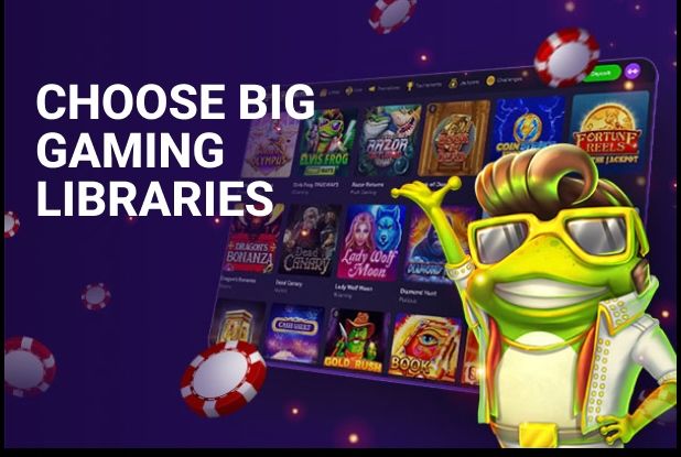Image encouraging to check casino games library