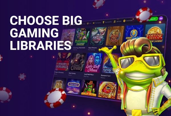 games library at online casino