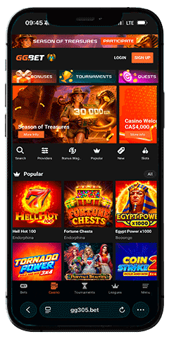 GGbet Casino mobile