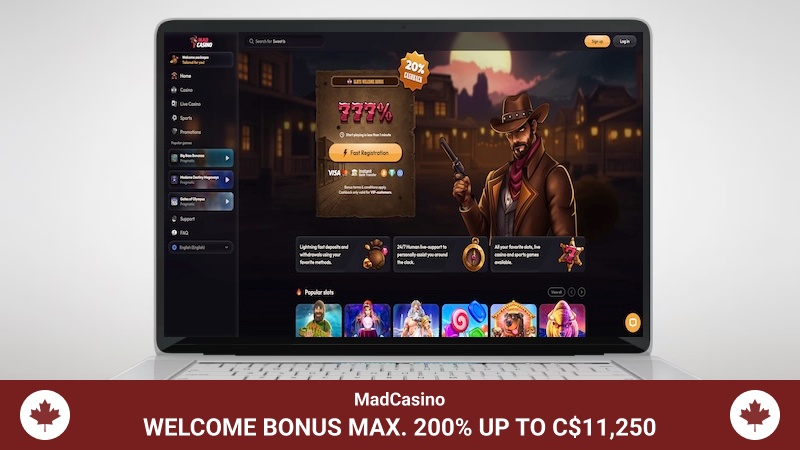 MadCasino Main Page