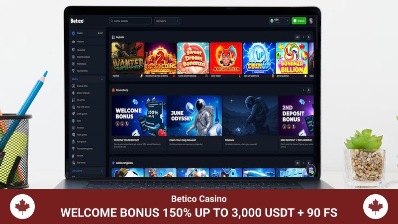 Betico casino Main Page