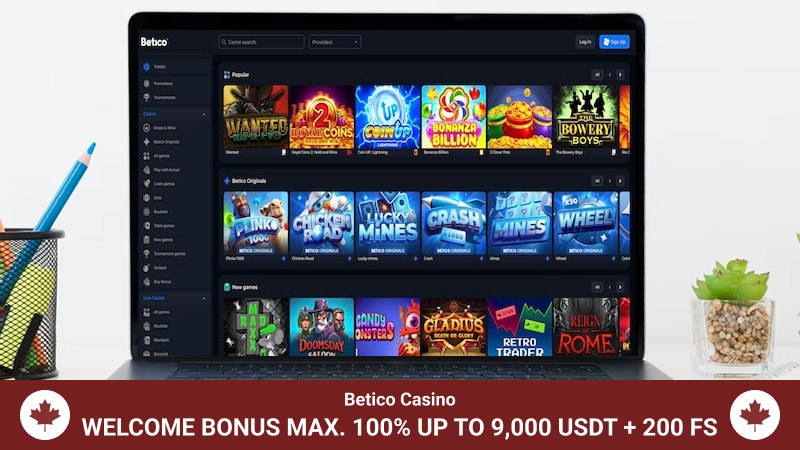 Betico casino Main Page