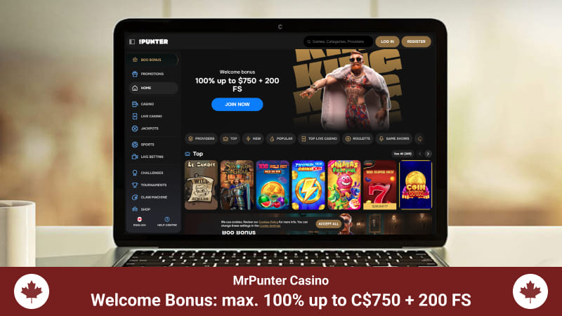 MrPunter Casino Main Page