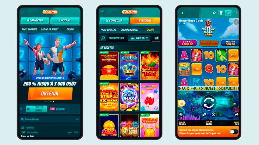 Golisimo Casino - Démonstration des machines à sous
