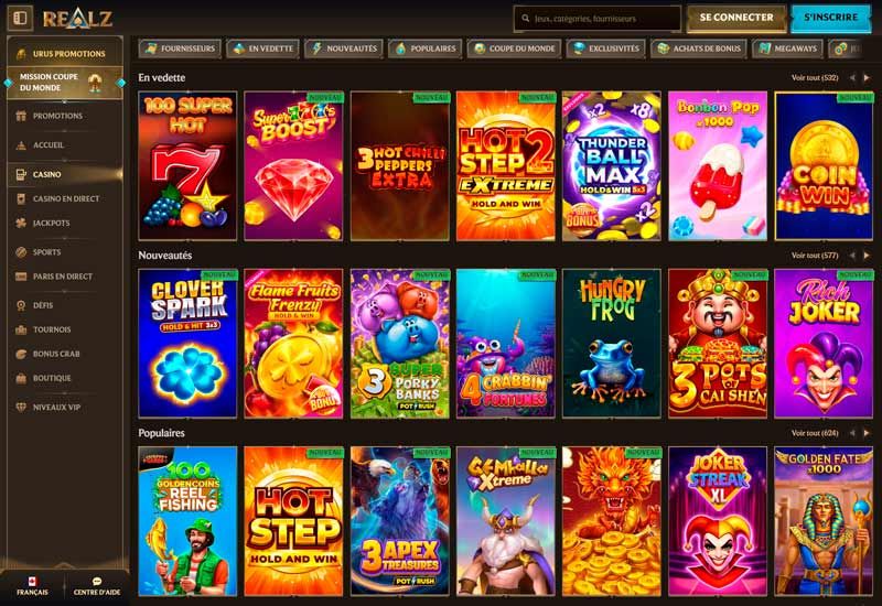 Realz casino