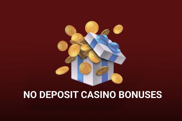 Banner with text No Deposit Bonus