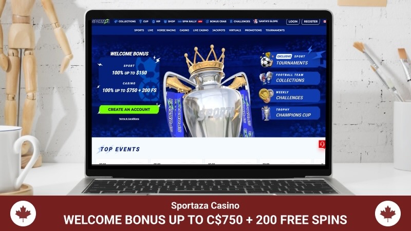 Sportaza Casino main page