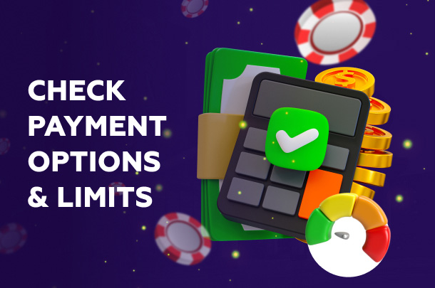 Advice to check payment options & limits
